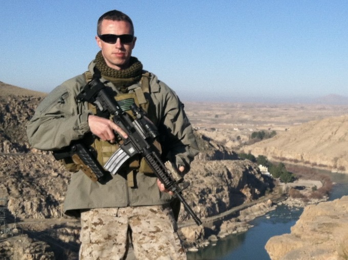Brandon Heck in Afganistan
