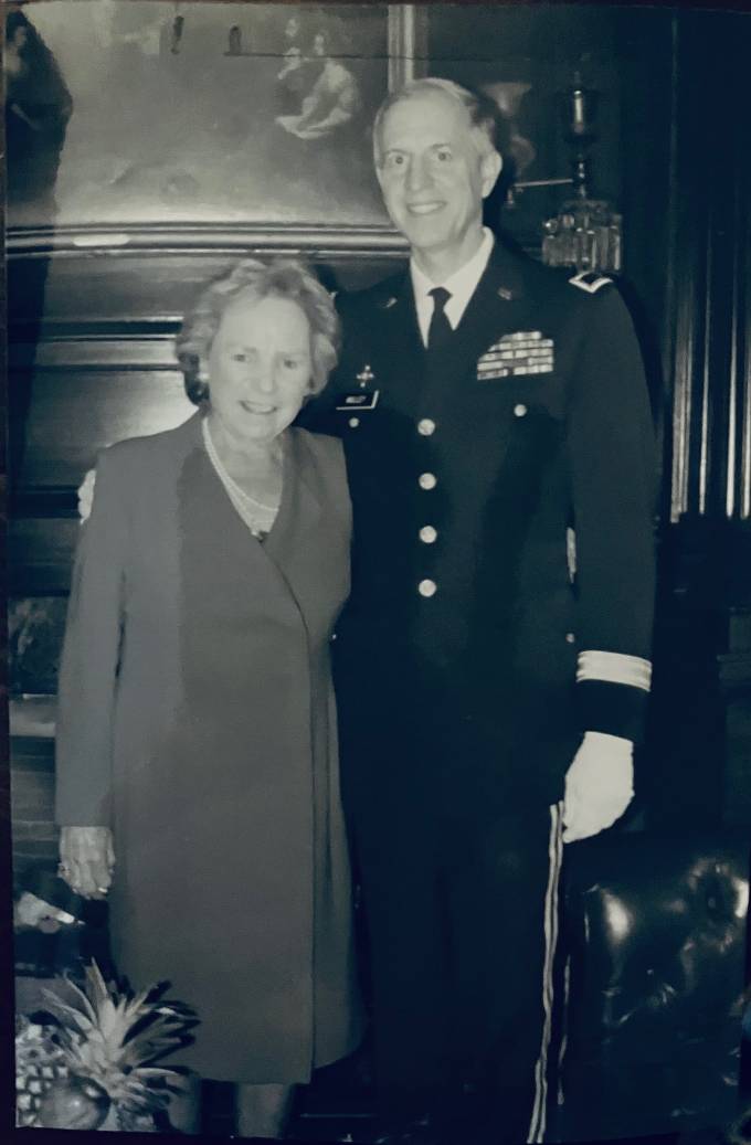 Ed Nolley In uniform Ethel Kennedy