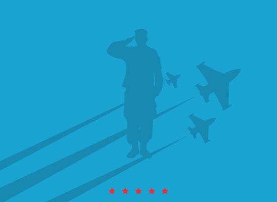 A soldier graphic