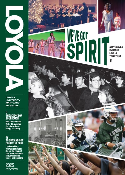 A collage of Loyola over the years.