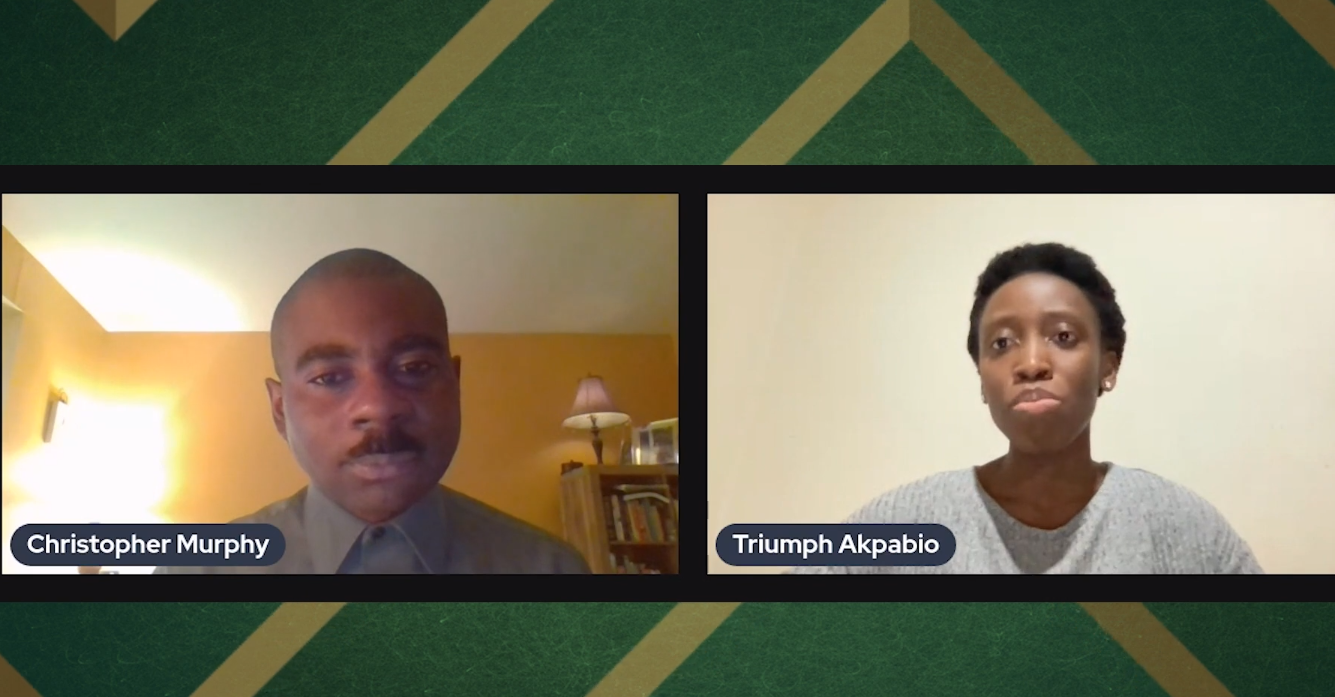 A conversation with Christopher Murphy, Business Analyst with Loyola College Arts and Sciences (LCAS). Interviewed by Triumph Akpabio - Press enter to play