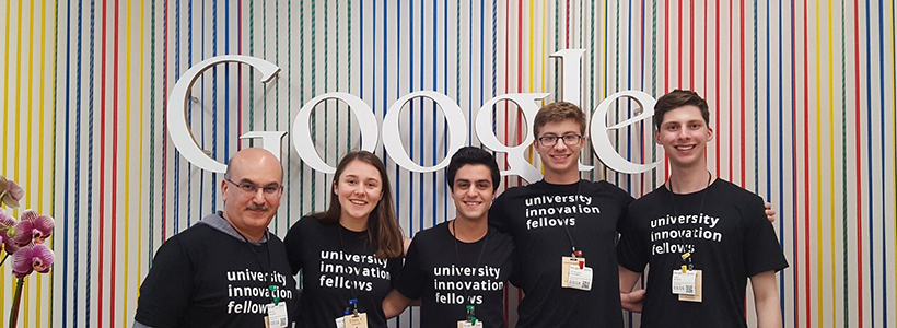 Loyola MD faculty and students at Google headquarters