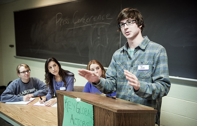 Students in the classroom