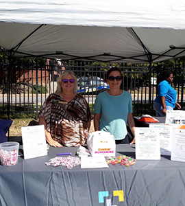 Donna Pitts, Au.D., assistant professor of speech-language-hearing sciences, Katherine Hadley Cornell, Psy.D., ’09, psychology division director of the Loyola Clinical Centers and clinical assistant professor in the psychology department