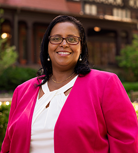 Afra Hersi, Ph.D., interim dean of the School of Education