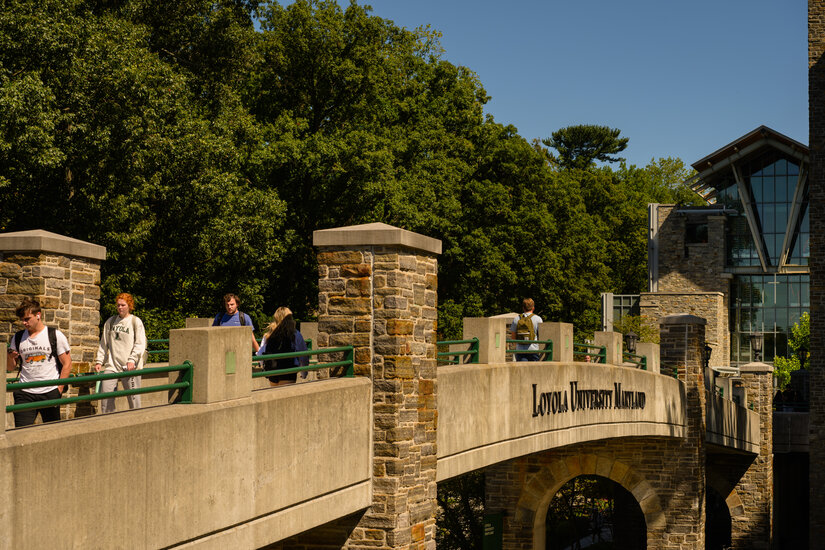 Loyola University Maryland bridge