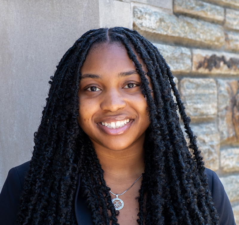 Nosa Omoregbee, ’25, a Newman Civic Fellow