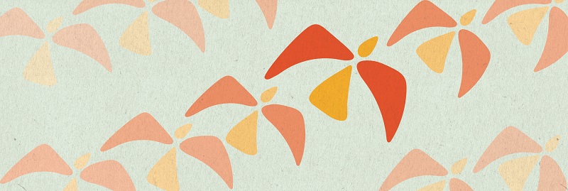 Bunting Lecture logo with a dove pattern