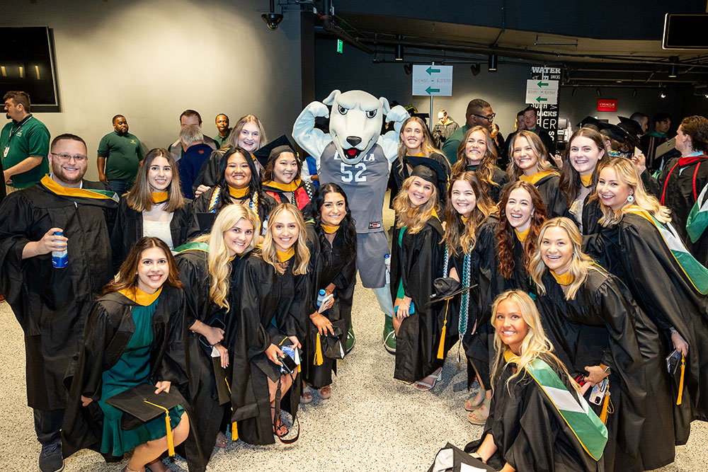 Class of 2024 graduates at Loyola's 171st Commencement Exercises.