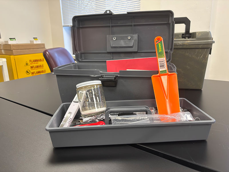 An evidence collection kit