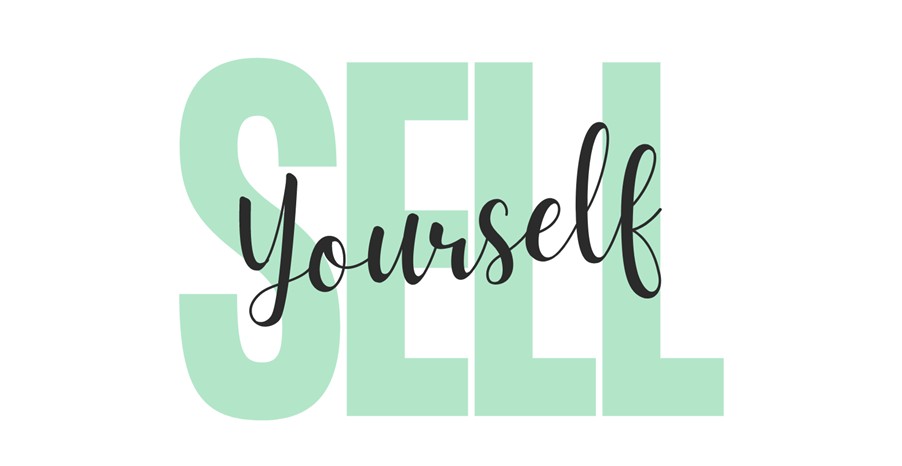 Graphic stating sell yourself