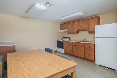 Bellarmine apartment kitchen and dining room