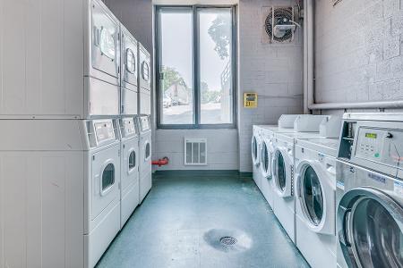 Exterior of Butler Hammerman hall laundry room