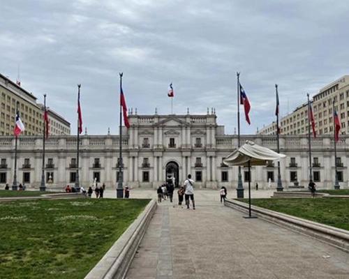 La Moneda Palace in Santiago, Chile