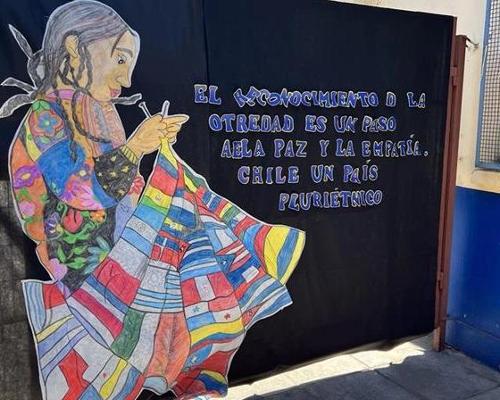 A mural in Chile