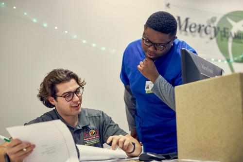 Loyola's Nursing students receive hands-on experience in a real hospital setting
