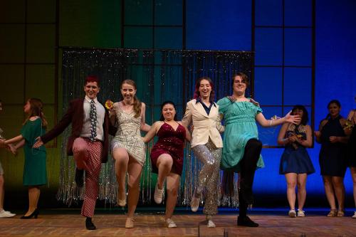 ‘The Prom’, directed by Dr. Natka Bianchini, presented by the Evergreen Players. April 2024. Photography by Jess Franchock, ’24