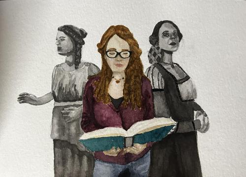 Colette Paoli, '27
Areas of Study, Watercolor
Drawing (SA 225), Professor Giulia Livi