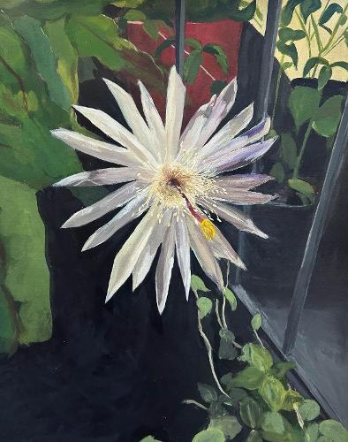 Diana Martinez, '27
In Bloom, Acrylic paint on paper
Introduction to Painting (SA 310), Professor Mary Beth Akre
