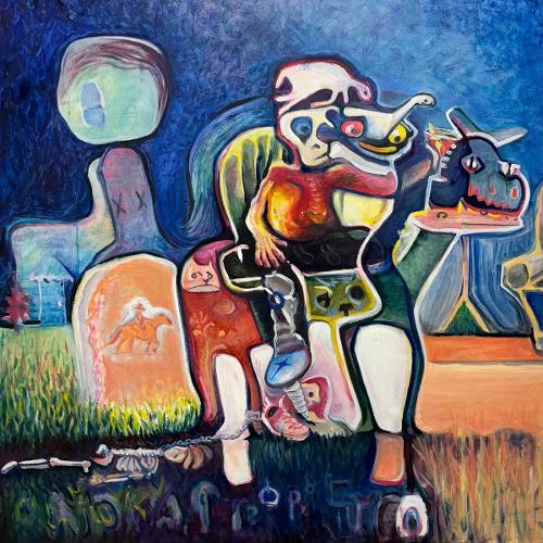 Warren Megger, '24
fundamentally unserious animal, Oil paint on canvas
Portraits and the Figure (SA 313), Dr. Christopher Lonegan