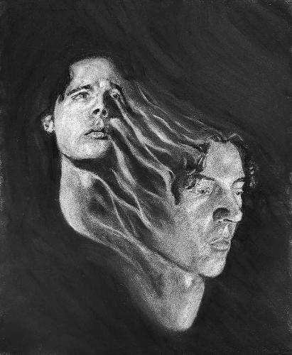 Nik Musante, '27
Worry and Wait, Charcoal on bristol
Two-Dimensional Design (SA 224), Professor Caryn Martin